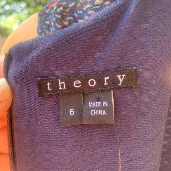 NWT Theory sleeveless silk dress size 6 - Picture 4 of 16